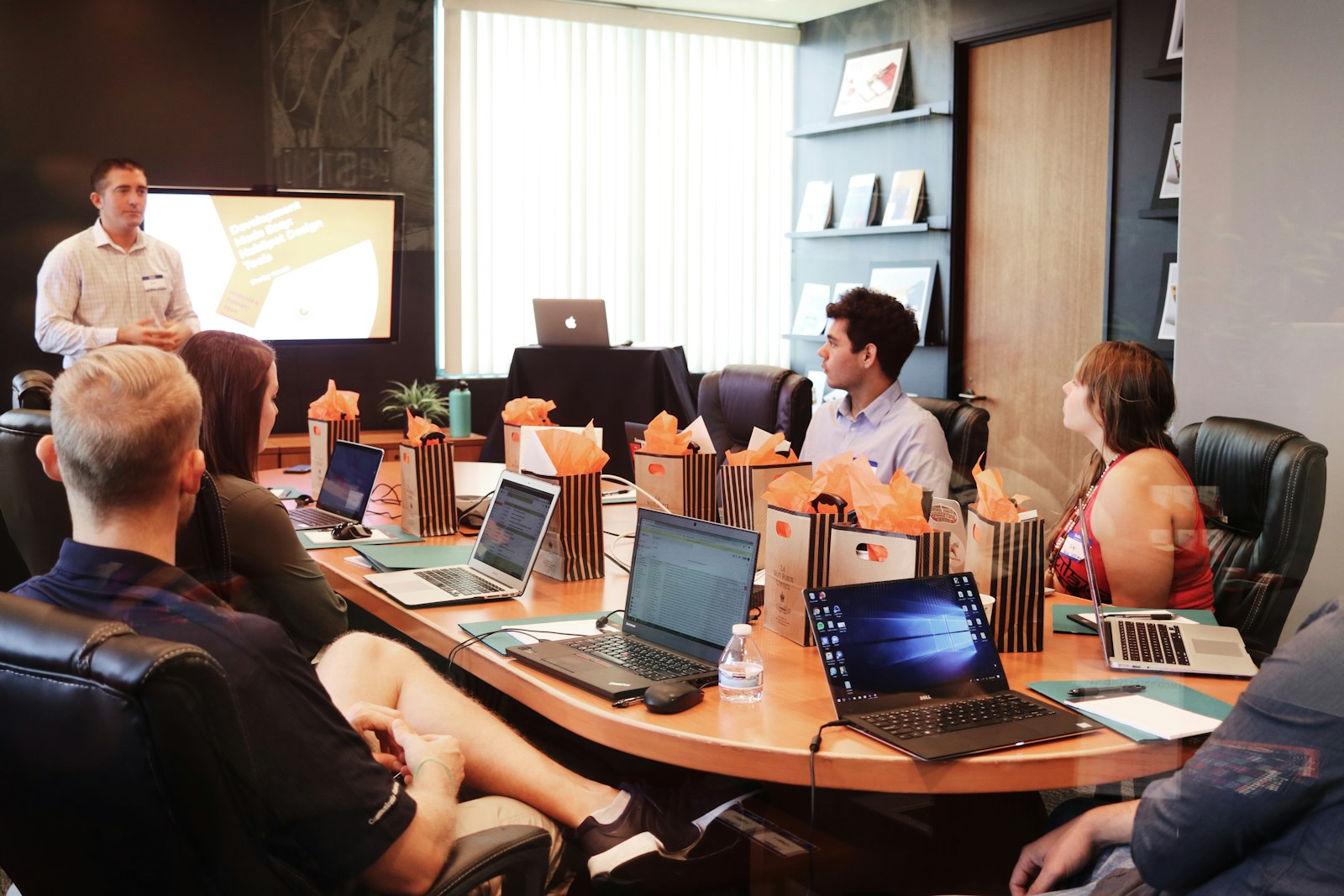 Strategy session around a table