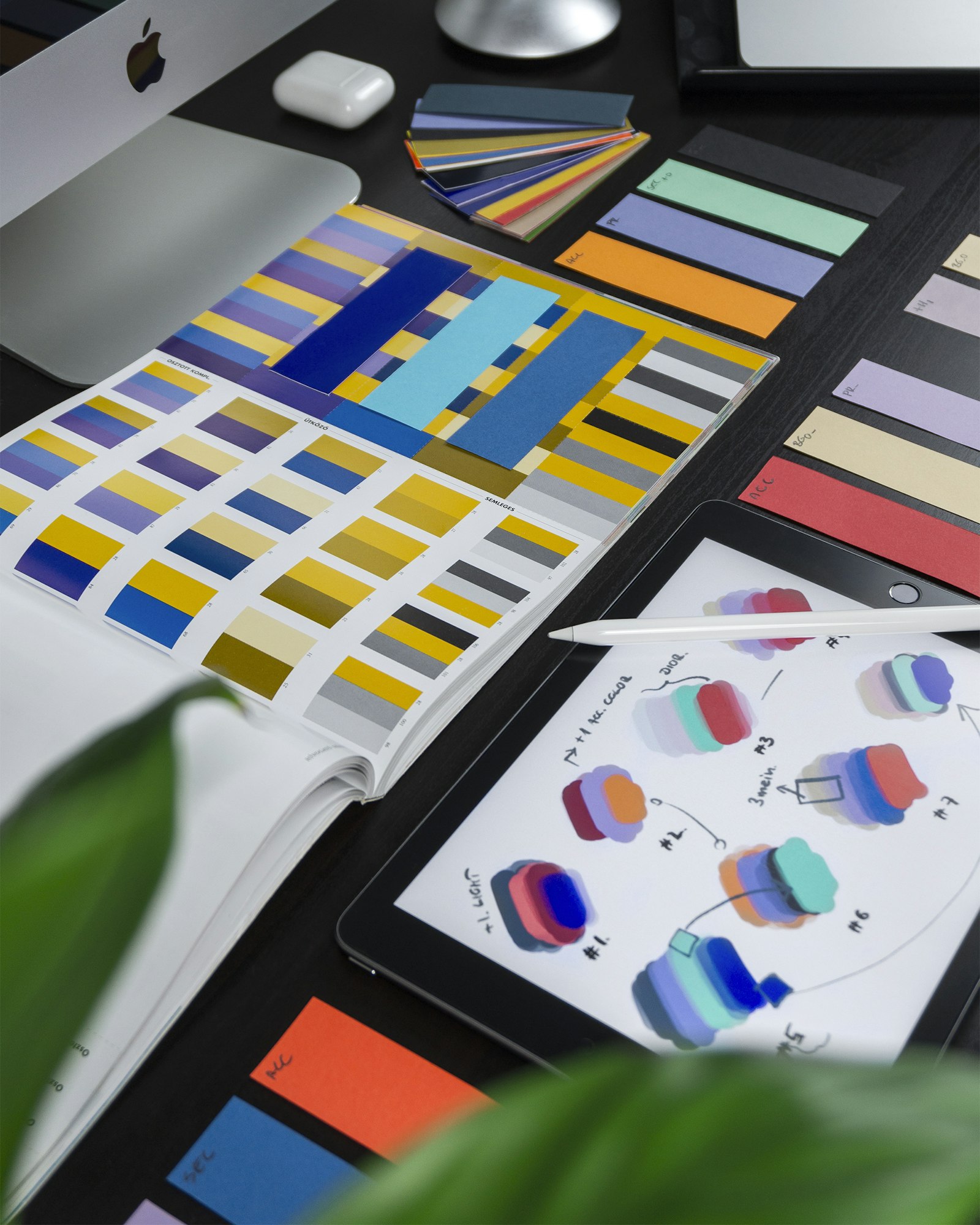 Logo sketches and brand marks